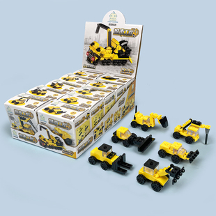 儿童积木拼装 玩具男孩子小盒初级入门级5岁6工程汽车系列2025新款
