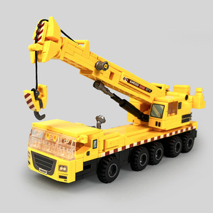 工程系列积木拼装玩具吊车起重机挖机小学生男孩5岁6以上2026新款