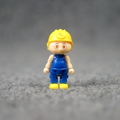 超小迷你小小工程师玩具公仔