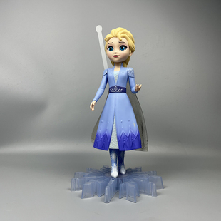 爱莎公主声光互动发声人偶摆件玩具手办