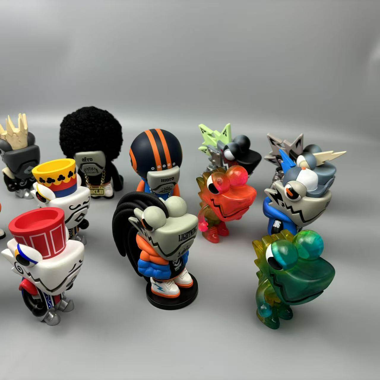 变色龙绿色机械变色龙潮玩盲盒