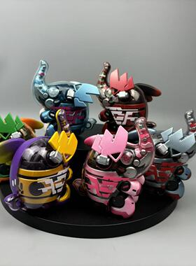 Lamtoys半机械小飞象盲盒可爱潮玩手办周边公仔车载摆件