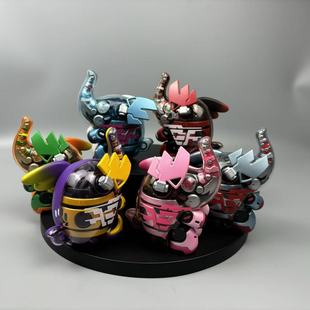 Lamtoys半机械小飞象盲盒可爱潮玩手办周边公仔车载摆件