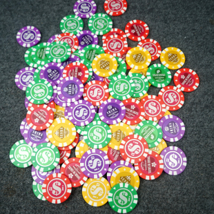 外单麻将馆筹码币代币卡牌圆形含铁芯筹码棋牌代码