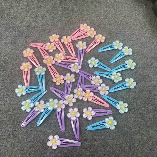 女童女孩宝宝花朵发夹头饰