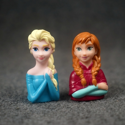 手指玩偶半身人偶摆件安娜爱莎