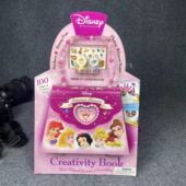 KA2儿童日记本卡通公主珠链手提线圈彩页笔记本女孩瑕疵