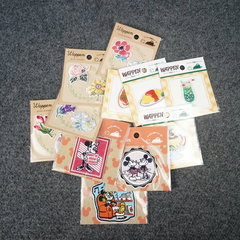 日单卡通补丁贴刺绣布贴可缝可烫