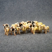 FA1外单儿童认知仿真动物奶牛绵羊羊羔家畜动物