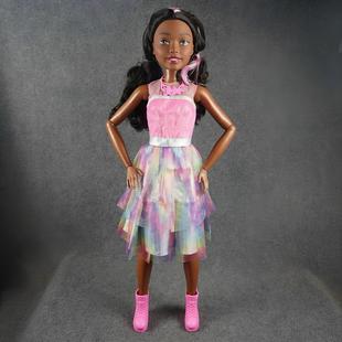 超大号金刚巴比娃娃关节可动长发公主娃娃71cm