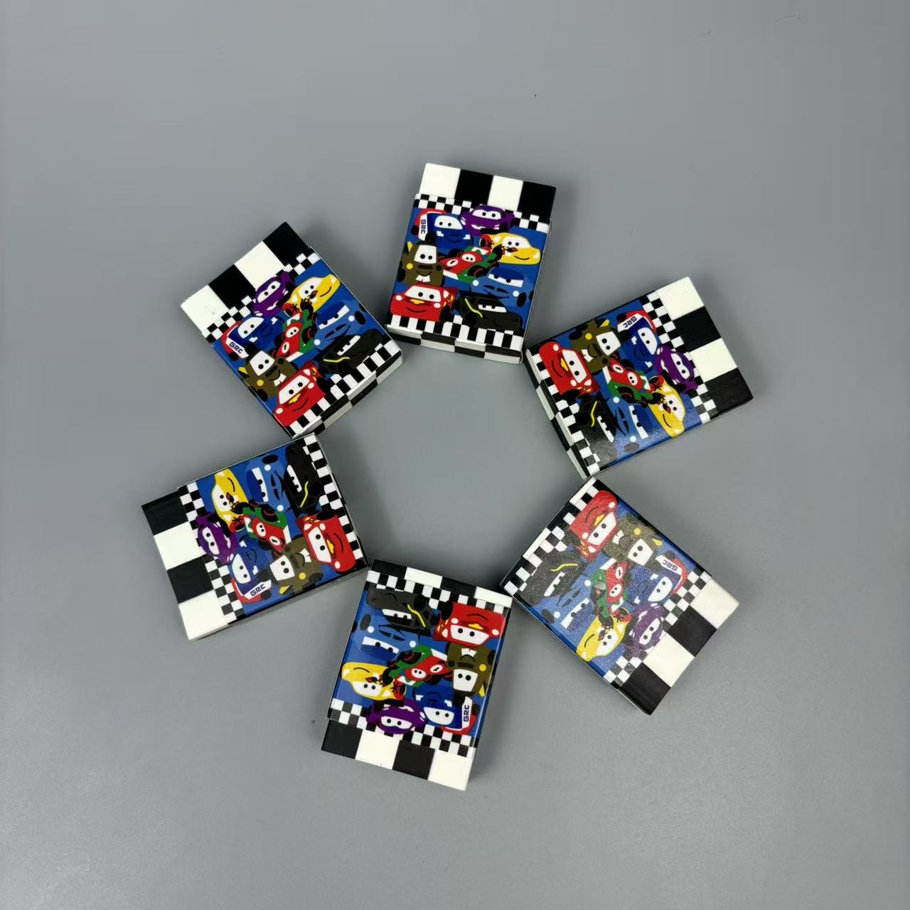 日单橡皮擦麦昆赛车总动员盲盒擦小学生文具美术橡皮擦创意小礼物