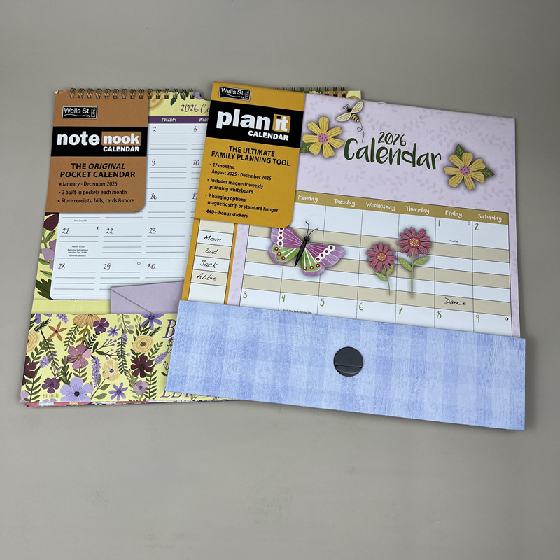 外单2026便签口袋日历家庭规划12个月全彩图案,文具电教/文化用品/商务用品,台历,淘宝优惠券,粉丝福利购,淘宝优惠卷