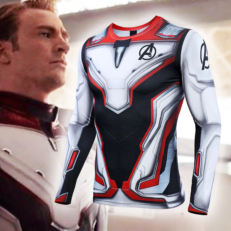 cos复联电影长袖t恤量子战衣