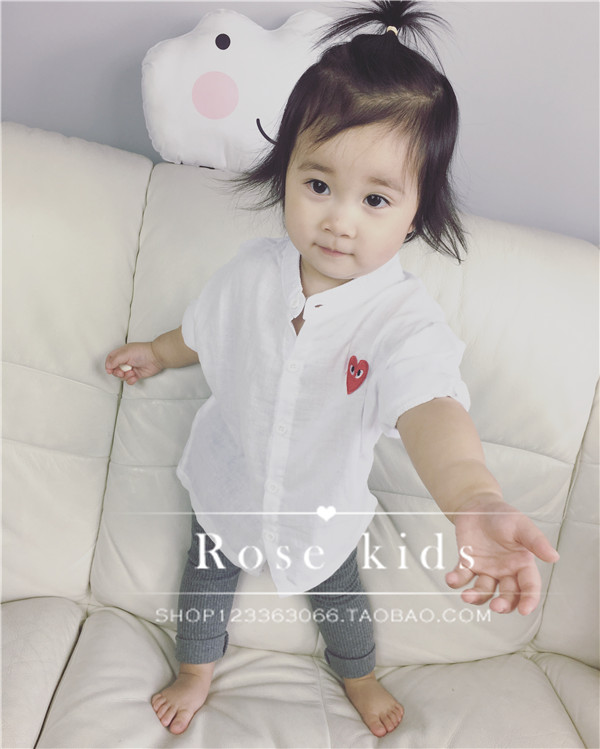 Chemise enfant à manche longue en coton - Ref 2083168 Image 3