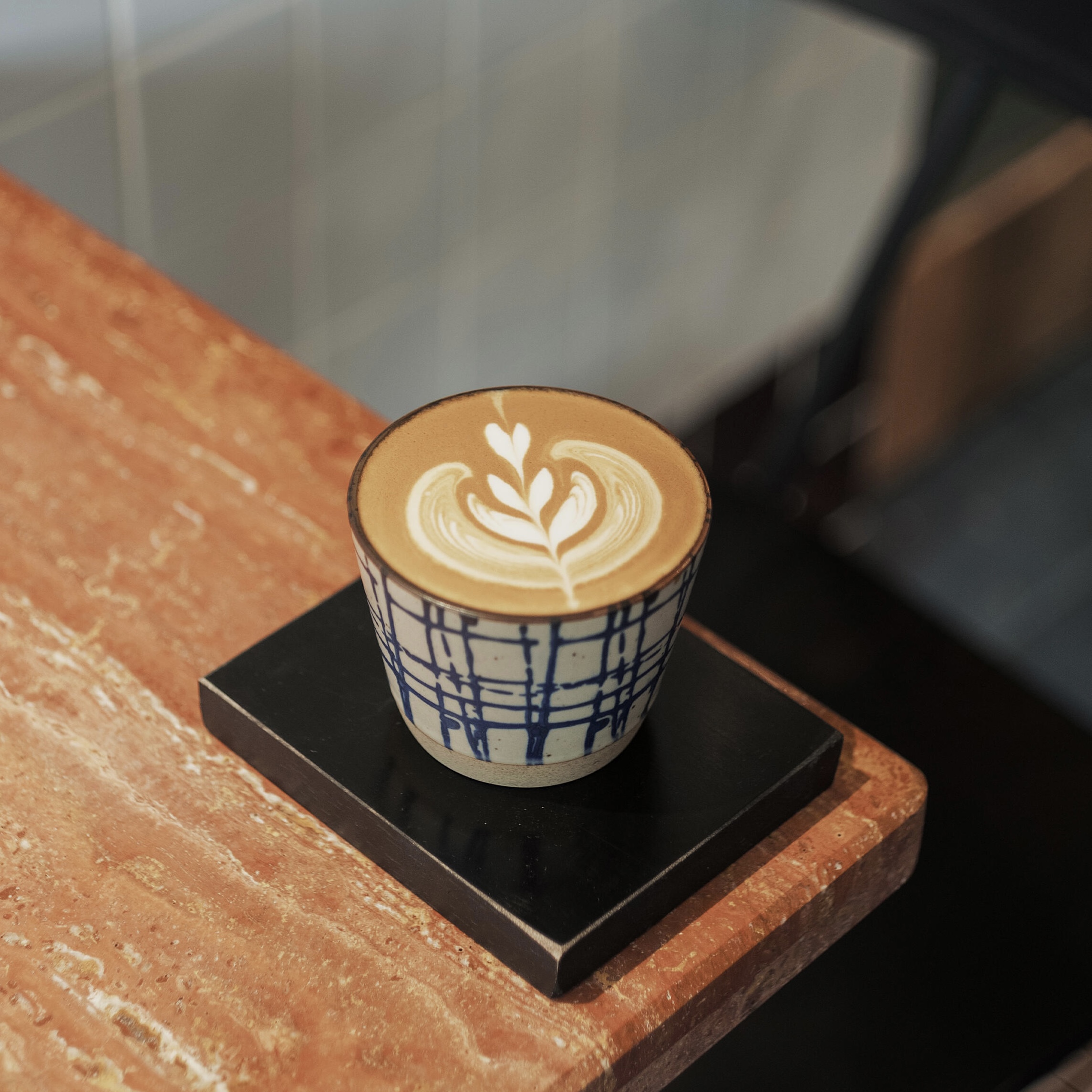 高颜值手作复古旷野猪口杯手绘咖啡杯景德镇陶瓷手握拉花蛋杯礼物