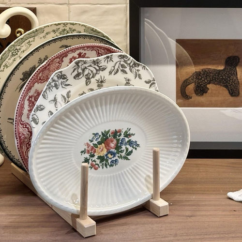 中古现货|Wedgwood 浮雕高颜值平盘圆形家用欧式盘子碟子餐具陶瓷
