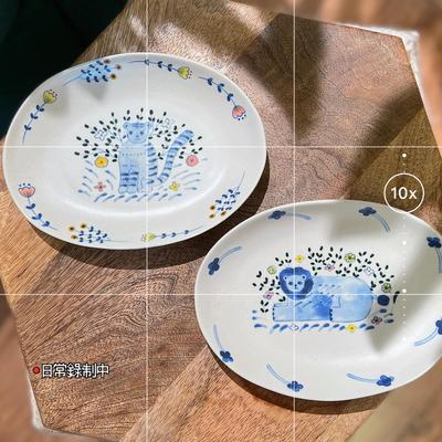 英国植物花园陶瓷盘子餐盘