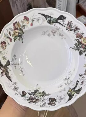 轻奢高档托盘长方形陶瓷茶盘家用放茶杯置物架杯子水杯托盘摆件盘