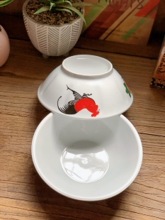 陶瓷公鸡碗斗笠宫廷喇叭复古鸡公米饭大汤牛肉面拉面碗商用碗餐具