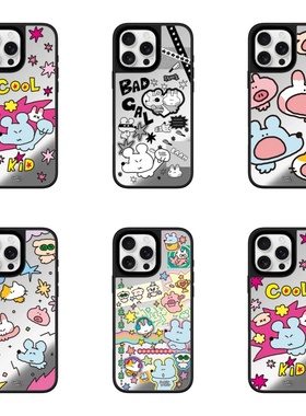 CASE联名顺顺鼠彩虹贴纸适用iPhone17ProMax壳苹果16Pro 15plus 14 13 12磁吸MagSafe保护套华强北C家壳