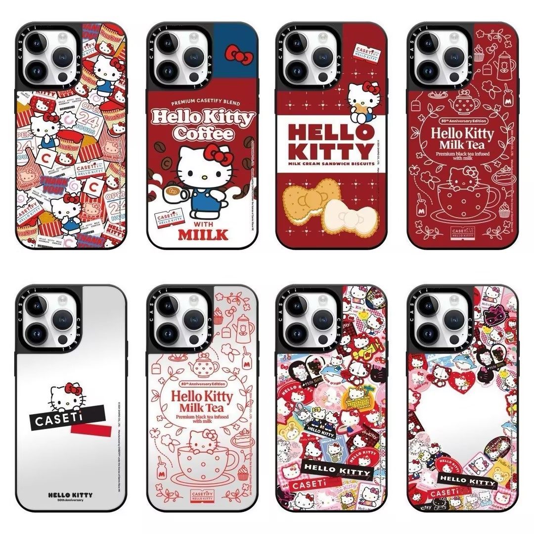 CASE联名可爱凯蒂猫50周年适用iPhone17ProMax壳苹果16Pro 15plus 14 13 12磁吸MagSafe保护套华强北C家,3C数码配件,手机保护套/壳,淘宝优惠券,粉丝福利购,淘宝优惠卷