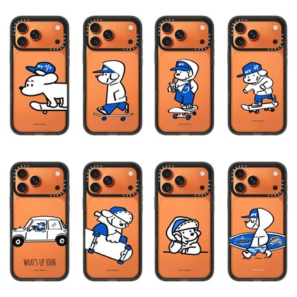 CASE联名Skater JOHN滑板小狗适用iPhone17ProMax壳苹果16Pro 15plus 14 13 12磁吸MagSafe保护套华强北C家