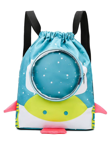 Водонепроницаемая сумка для хранения для плавания с разделителями подходит для мужчин и женщин, портативный мультяшный пляжный рюкзак