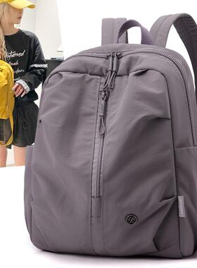 2025新款复古户外包登山轻便休闲百搭双肩包简约小背包旅游书包女