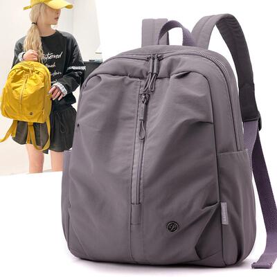 2025新款复古户外包登山轻便休闲百搭双肩包简约小背包旅游书包女