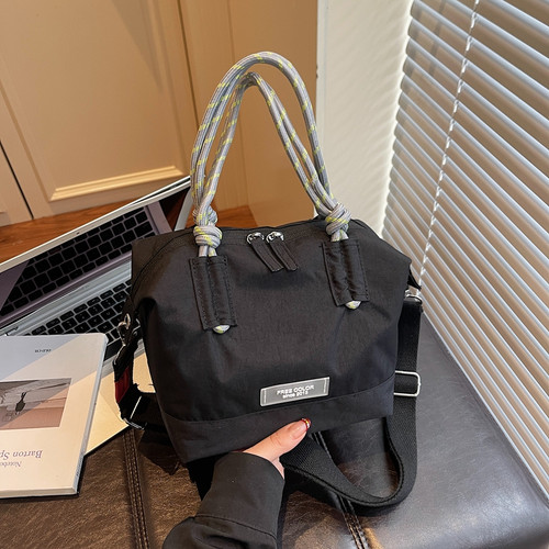 小众高级感尼龙布包女2025新款轻便手提包时尚休闲女士单肩斜挎包