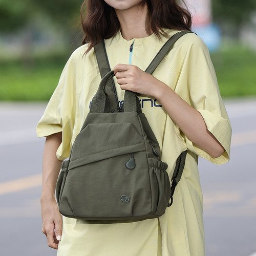 2025新款时尚胸包女士休闲轻便尼龙布包单肩包女双肩包旅行小背包