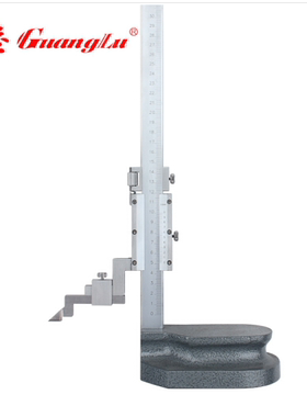 广陆游标高度尺0-200 300 500 600800mm高度规划线尺划线高度卡尺