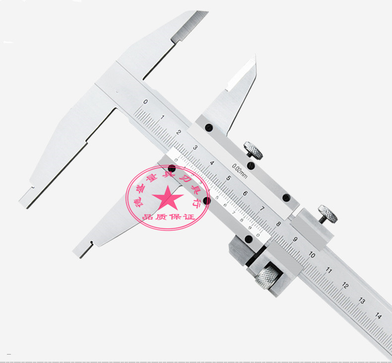 。上海游标卡尺0-300mm精度0.02mm游标卡尺线卡十字卡尺加十头卡