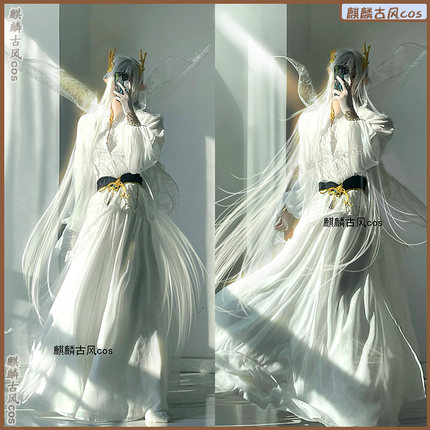 叶瑄cos服精灵光影回响古装cos古风时空中的绘旅人cosplay乙游