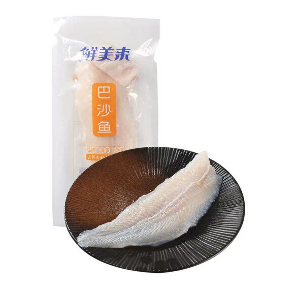 鲜美来巴沙鱼柳无刺无骨火锅香煎龙利鱼柳248g*3袋宝宝辅食海鲜