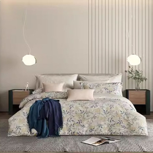 寐MINE英国Morris莫里斯新品长绒棉印花纯棉四件套茉莉田园风