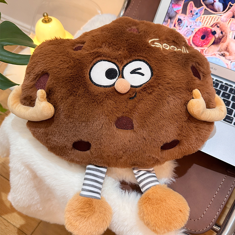 可爱面包饼干热水袋充电防爆