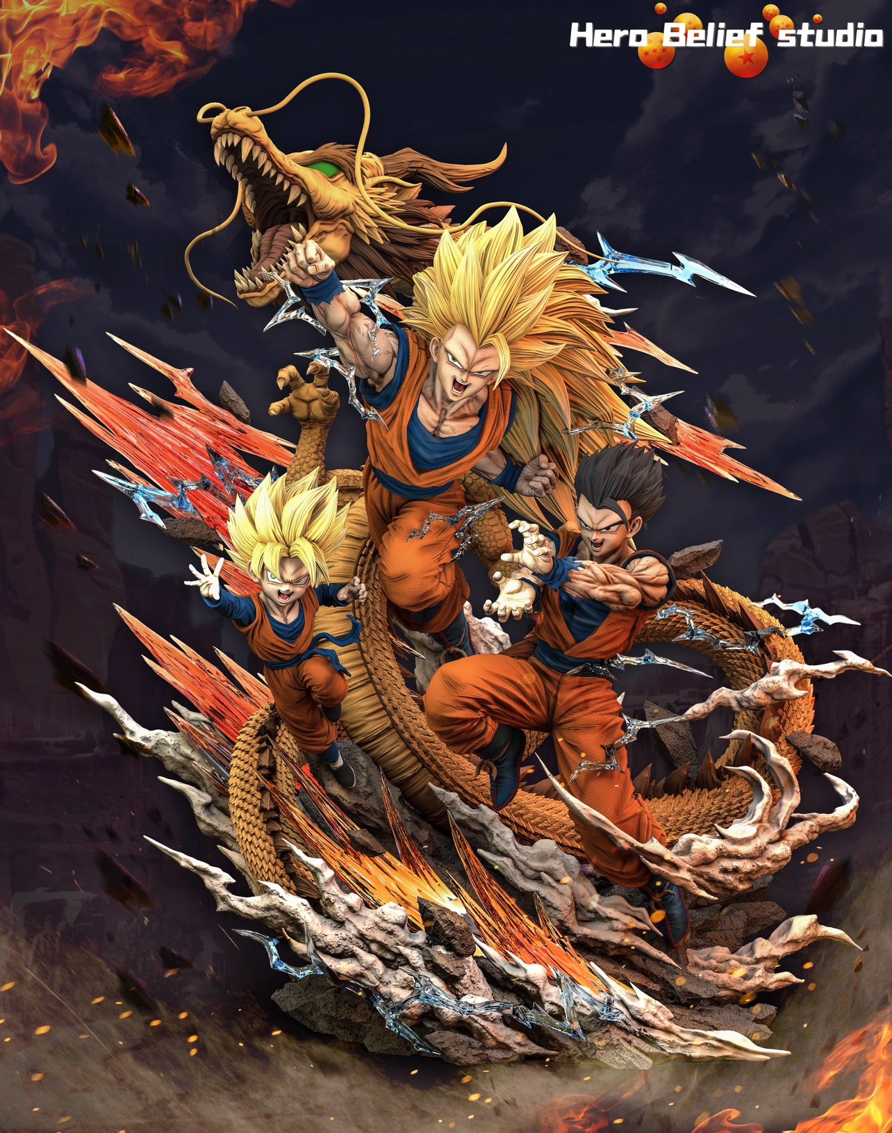 herobeliefhb赛亚人超三悟空