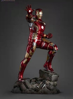瘾君子 Queen 钢铁侠MARK43 MK43 漫威 正版 手办限量雕像