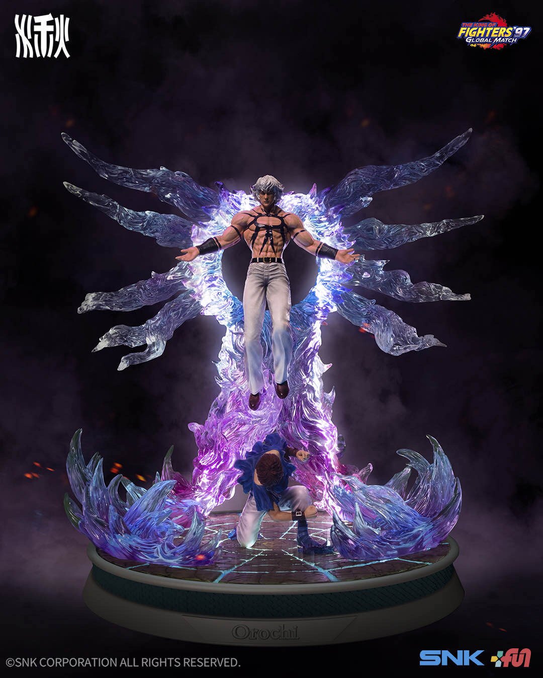 瘾君子 千湫文化 拳皇97 大蛇与克里斯 snk 正版 限量雕像雕像