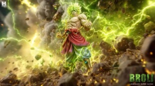 瘾君子 MAN 七龙珠 布罗利 超级赛亚人 限量gk模型玩具雕像手办