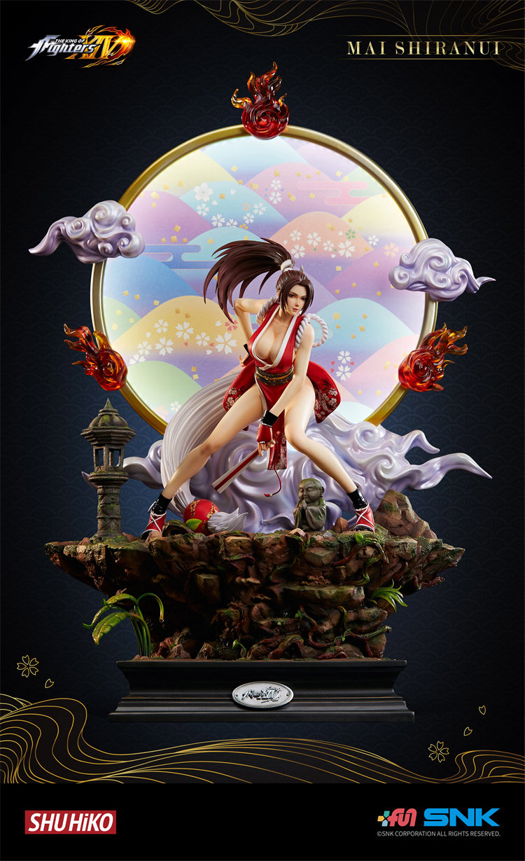 瘾君子 SNK 正版授权 UA 拳皇14 不知火舞 雕像 限量手办模型