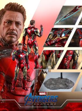 瘾君子 HT HotToys  1/6 复仇者联盟4 钢铁侠 战损版 MK85 模型