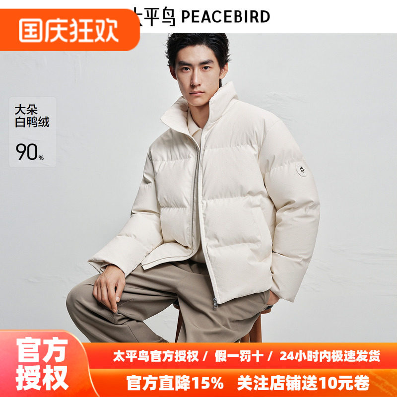 【商场同款】太平鸟男装 休闲羽绒服满版立体肌理羽绒服B1ACF4464