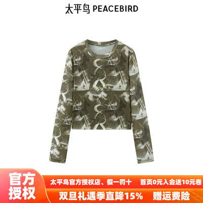 【商场同款】太平鸟官方女装2025年秋季新款网眼上衣A3CDF1443