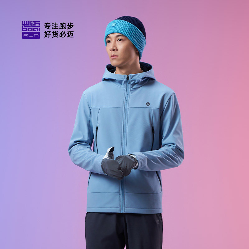 必迈男女跑步魔方抓绒夹克V5