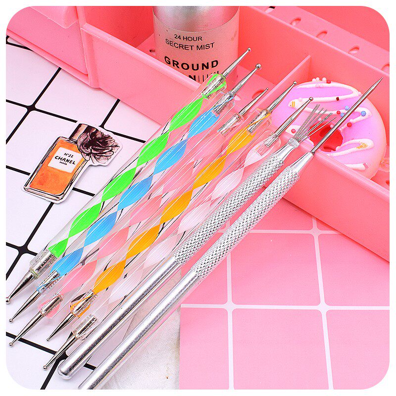 七本针钢针/压痕笔/细节针超轻纸粘土黏土造型制作工具