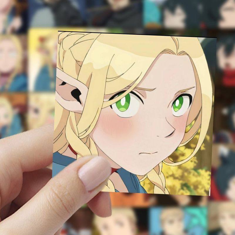 134张迷宫饭贴纸动漫卡通二次元可爱玛露希尔周边diy贴画###,文具电教/文化用品/商务用品,贴纸/立体贴纸,淘宝优惠券,粉丝福利购,淘宝优惠卷