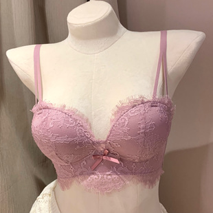 法式蕾丝内衣女小胸聚拢显大收副乳防下垂性感纯欲2025新款文胸罩