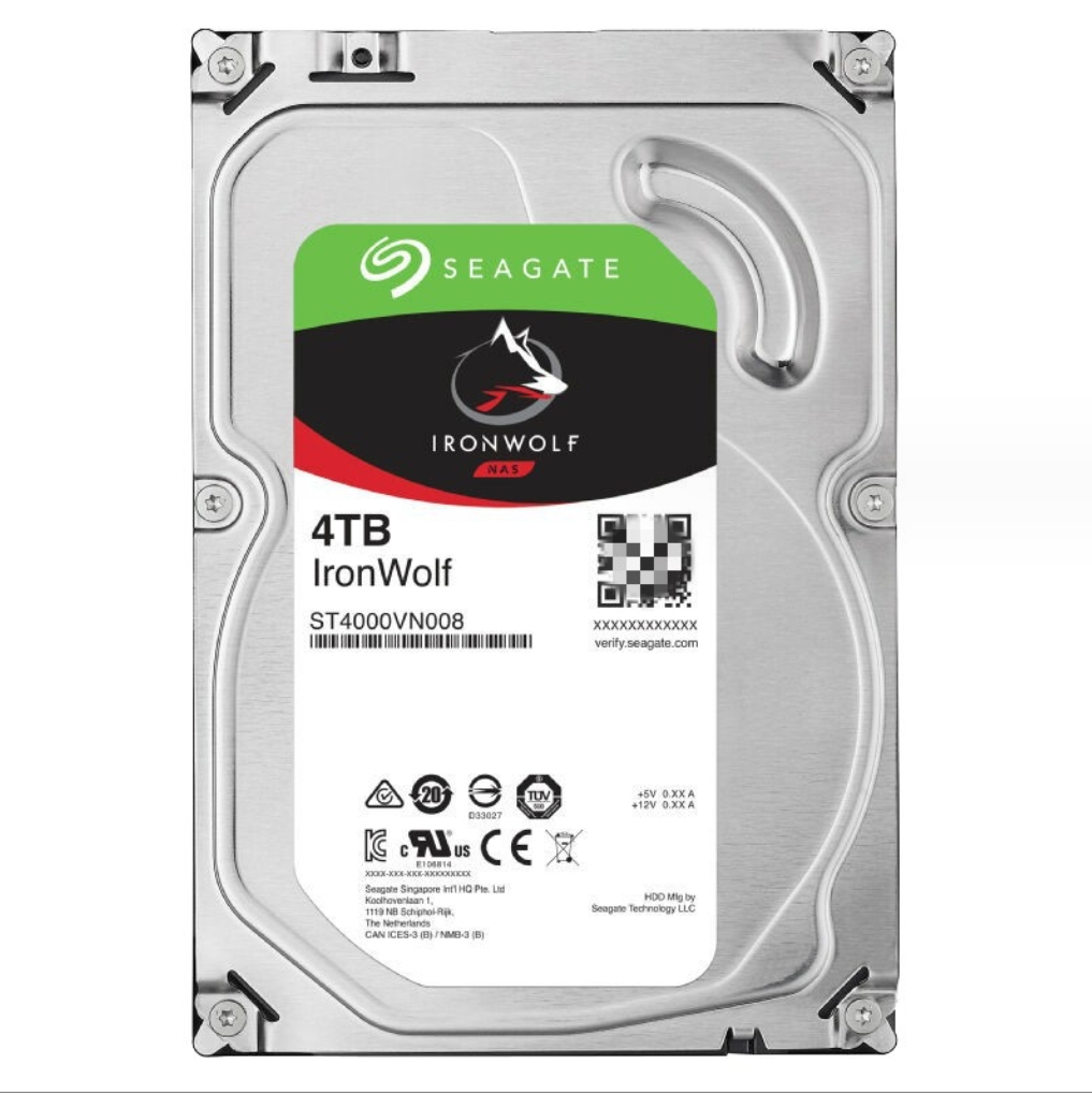 全新Seagate/希捷 ST4000VN008酷狼 4TB网络 NAS存储服务器硬盘